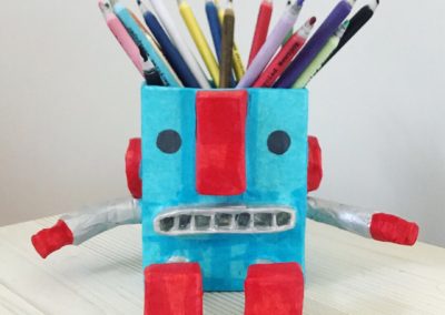 Robot – Pencil case & phone holder
