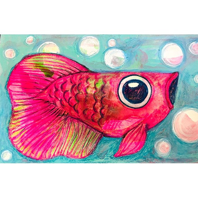 Papúul Illustration Beta Fish